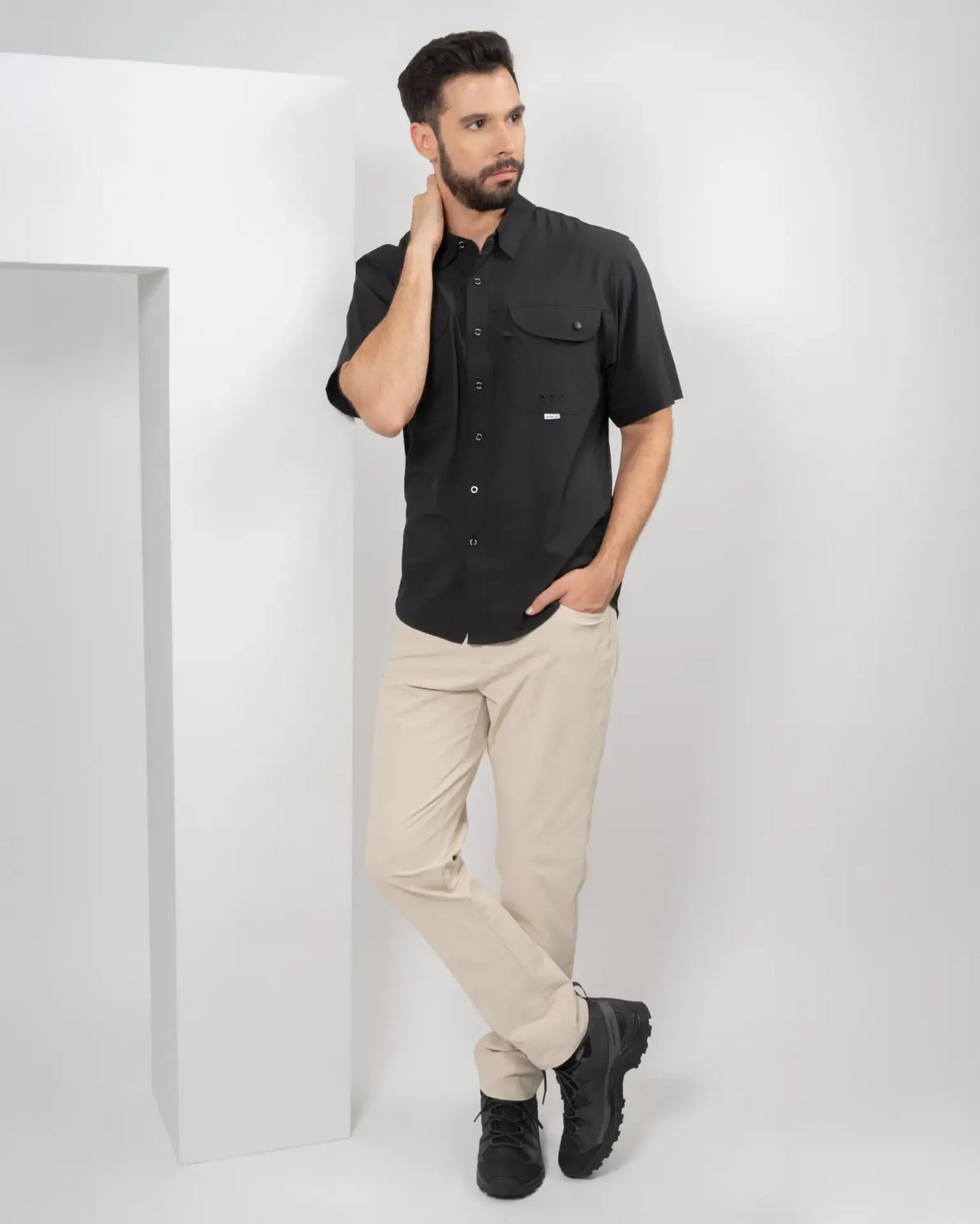 Camisa  Outdoor Signature Manga Corta